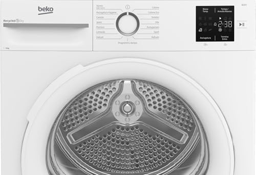 Beko Asciugatrice BMTR38W 8 Kg, con Pompa di calore, Libera Installazione, Display digitale, Classe energetica D - Dettaglio recensione 4