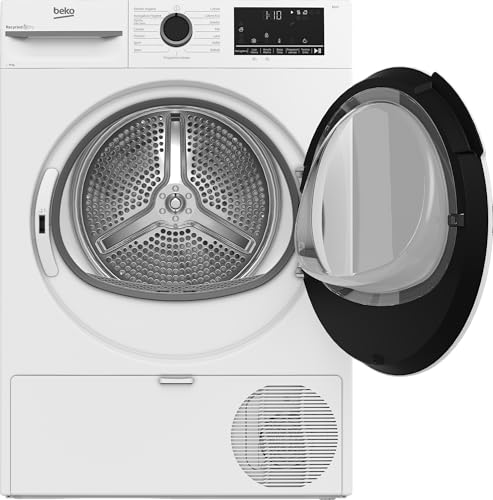 Beko BMT104EW – Asciugatrice a Libera Installazione 10 Kg, Motore Inverter, Classe C, SteamCure, 15 Programmi, Display XL, Bianco – 84,6 x 59,8 x 67,2 cm (AxLxP) - Funzionalità e accessori