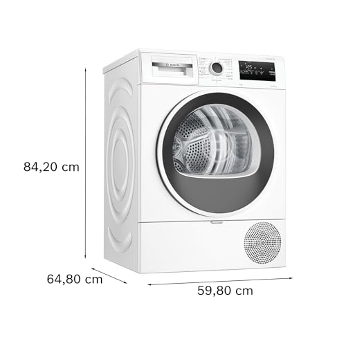 Bosch - Asciugatrice con pompa di calore, 8 kg, serie 4, Easy Clean, AutoDry, Antirughe, Bianco, WTR85V00ES - Prova pratica