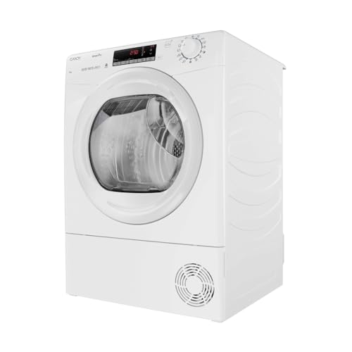 Candy Smart Pro CRO EH9N2TE-S, Asciugatrice 9KG, Pompa di calore, App HOn, Woolmark Certification, Rumorosità (dB) 66, Wi-Fi + BLE, 85 x 60 x 58.5 (A x L x P cm), Bianco - Classe D - Funzionalità e accessori