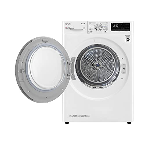 LG RH80V9AVHN Asciugatrice Smart a Carica Frontale 8 Kg, Classe C, Condensazione con Pompa di Calore, Wi-Fi con SmartThinQ, Eco Hybrid, Allergy Care, 60 x 69 x 85 cm - Bianco - Dettaglio recensione 4